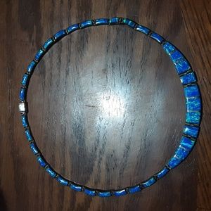 .950 Sterling Silver/Opla Necklace